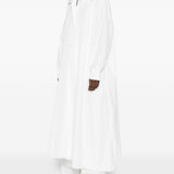 Abito lungo oversize a camicia in bianco NORMA KAMALI - donna 