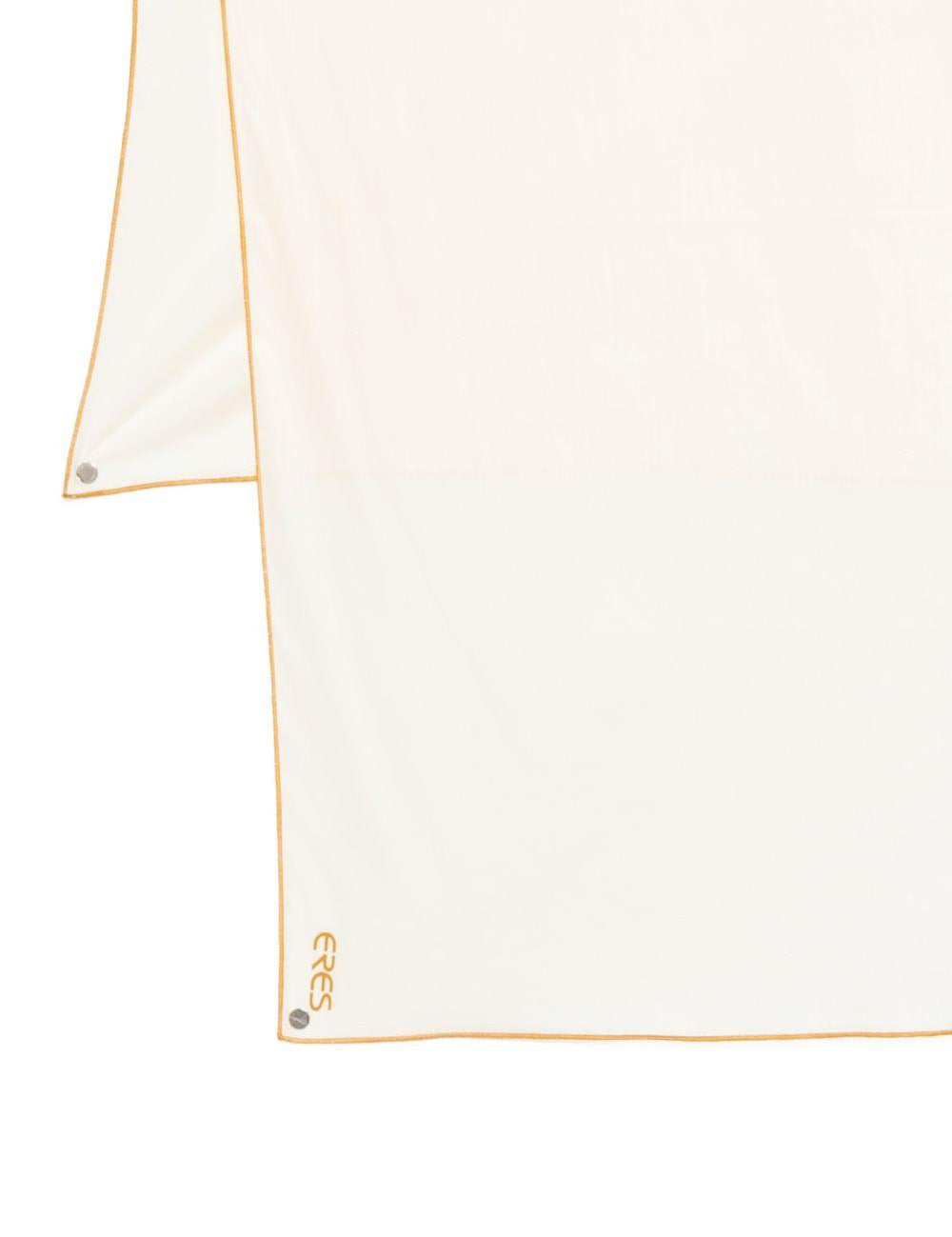 Sciarpa con logo ricamato in avorio Eres - donna 