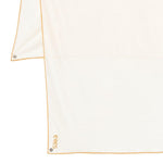 Sciarpa con logo ricamato in avorio Eres - donna 