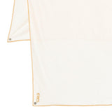 Sciarpa con logo ricamato in avorio Eres - donna 