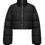 Giacca cyclopic crop in nero Rick Owens x Moncler - unisex<BR/><BR/> 