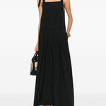 Tuta a gamba ampia con allacciatura agguati in nero Maxmara weekend - donna 