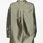 Blusa satinata racconto in verde 's maxmara - donna 