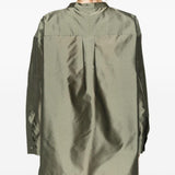 Blusa satinata racconto in verde 's maxmara - donna 