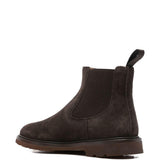 Stivaletti chelsea in suede in marrone Henderson baracco - uomo 