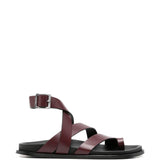Sandali in pelle in bordeaux Alohas - donna 