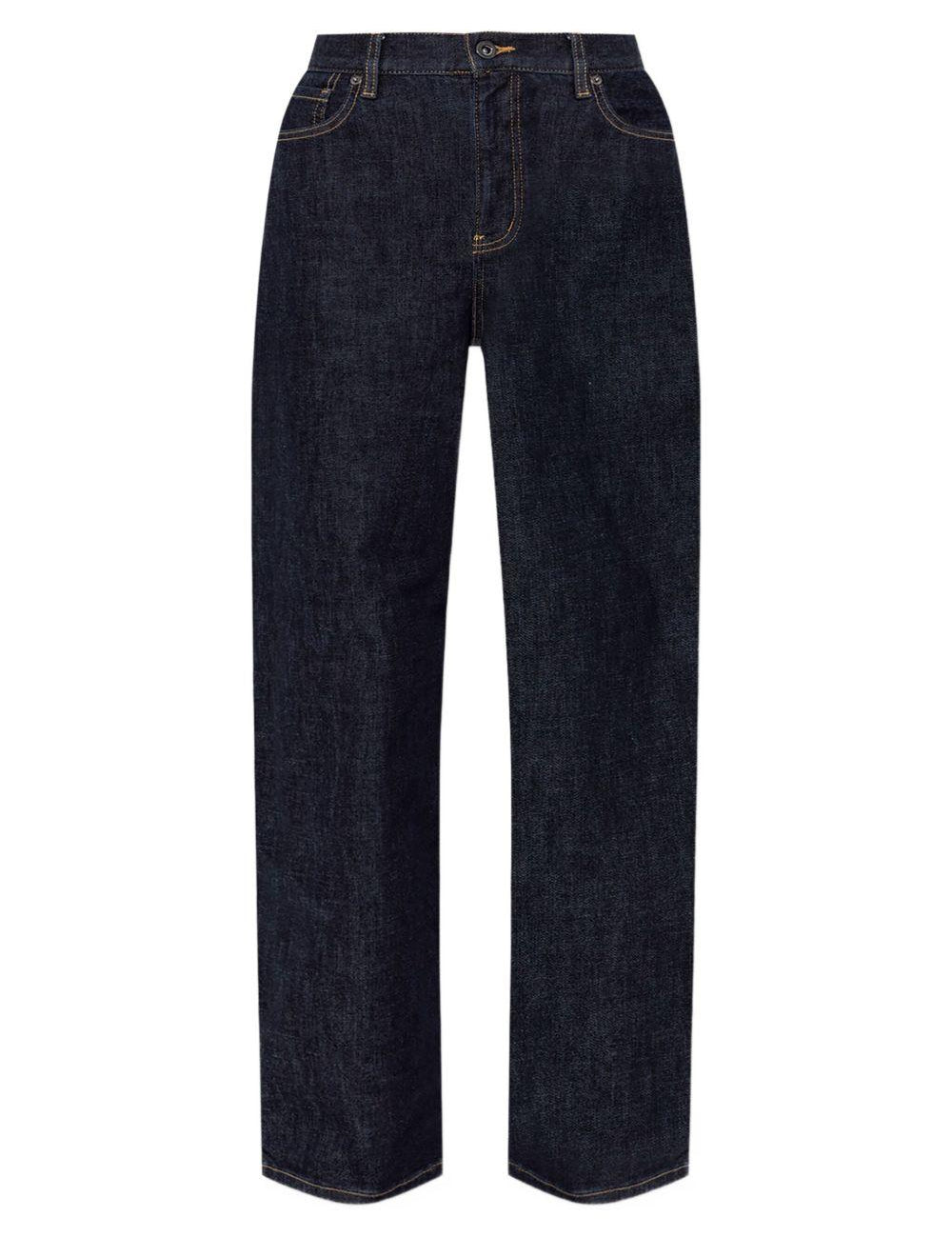 Jeans dritti con 5 tasche in blu Self-portrait - donna 