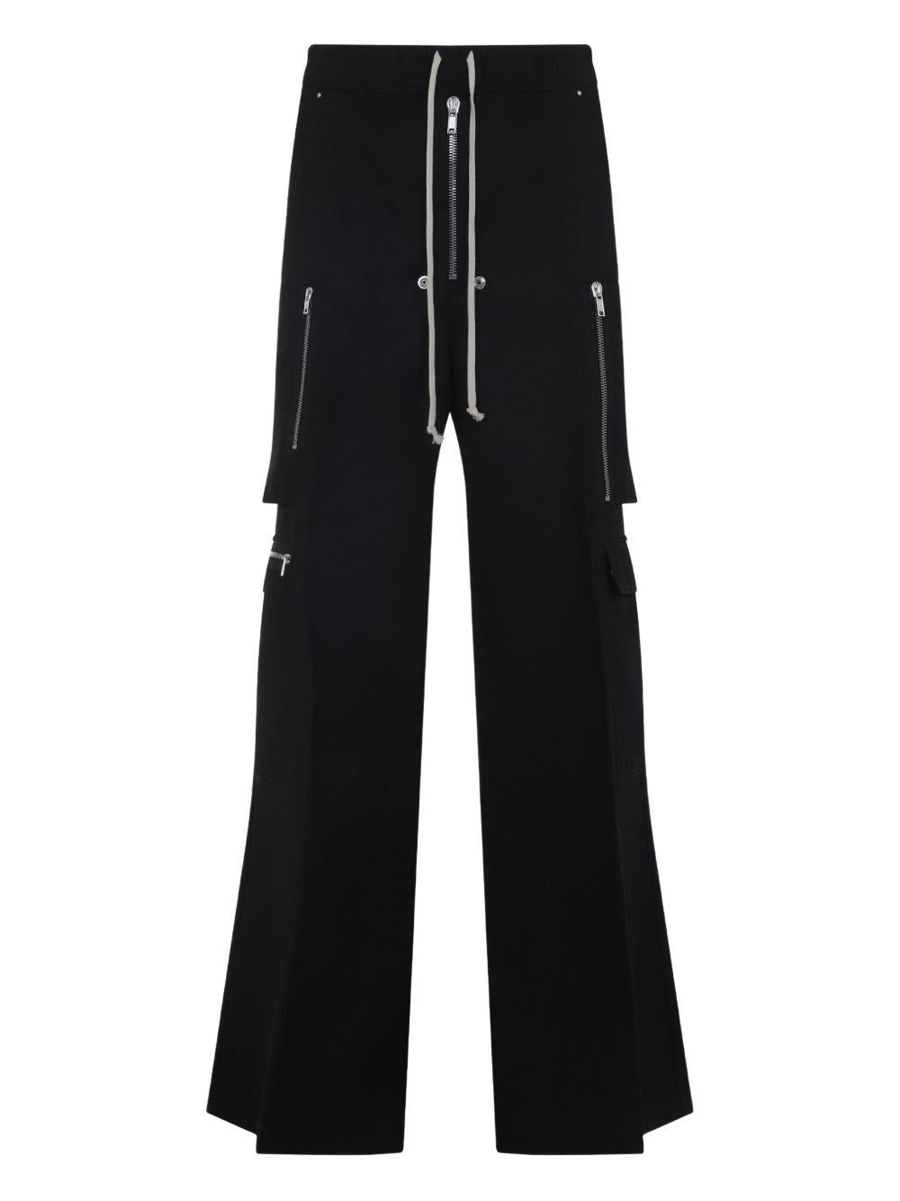 Cargo Belas con coulisse in nero Rick Owens - uomo 