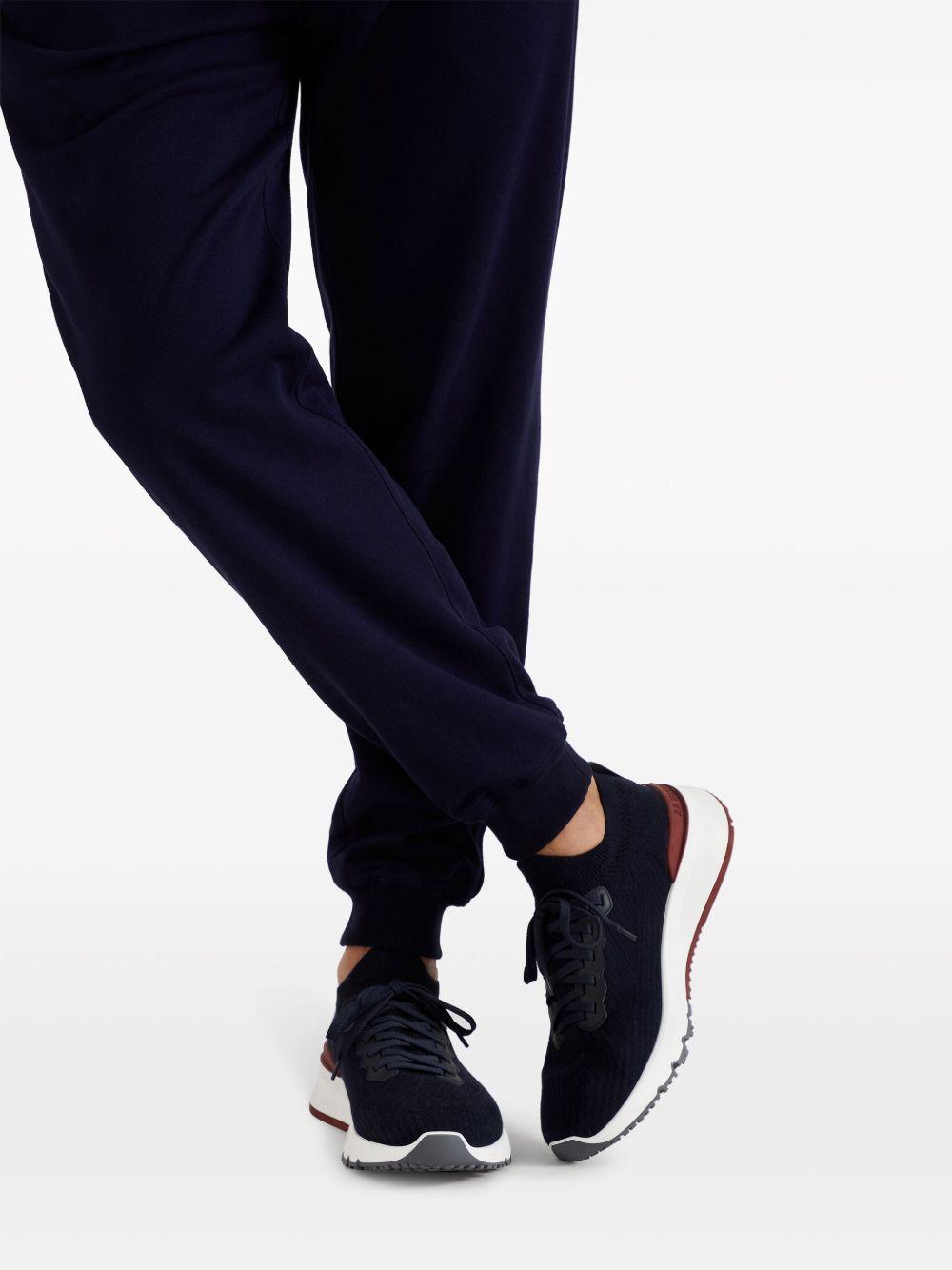 Sneakers basse in blu Brunello cucinelli - uomo 