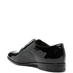 Derby in pelle verniciata in nero Doucal's - uomo 