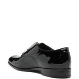 Derby in pelle verniciata in nero Doucal's - uomo 