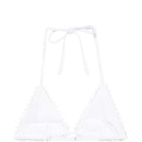Top bikini a triangolo in bianco Jacquemus - donna 