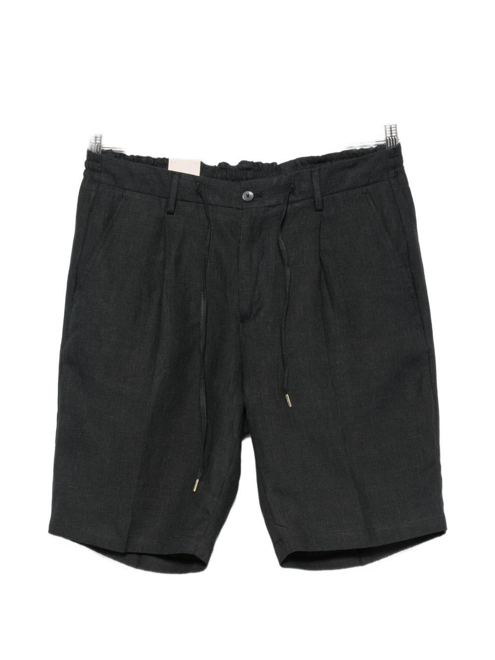 Pantaloncini chino a pieghe in nero Briglia 1949 - uomo 