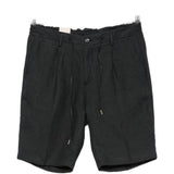 Pantaloncini chino a pieghe in nero Briglia 1949 - uomo 