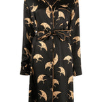 Abito con stampa doralas in nero - donna 