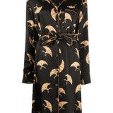 Abito con stampa doralas in nero - donna 