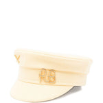 Cappello con dettaglio in metallo in giallo Ruslan baginskiy - donna 