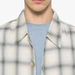 Camicia a quadri in beige e blu Our legacy - uomo 