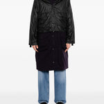 Cappotto Endurance con cappuccio in nero Barbour x kaptain sunshine - uomo 