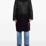 Cappotto Endurance con cappuccio in nero Barbour x kaptain sunshine - uomo 