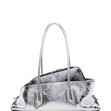 Borsa a spalla La passeggiata small in argentoThe Attico - donna 