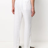 Pantaloni taglio straight in bianco Frescobol carioca - uomo 