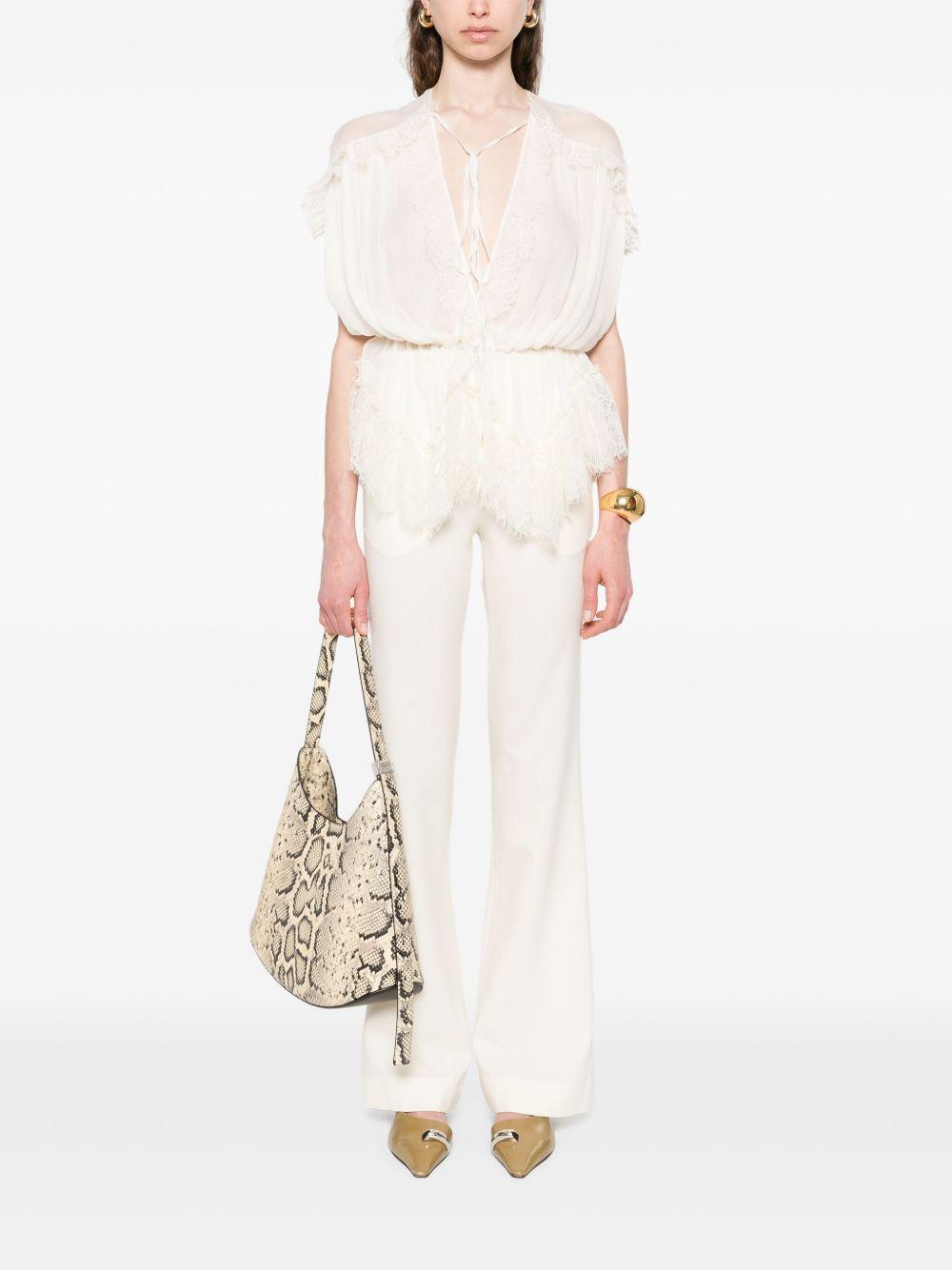 Pantaloni in lino in beige Batakovic - donna 
