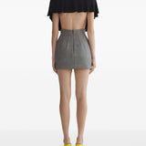 Body drapeggiato power in nero Mugler - donna 