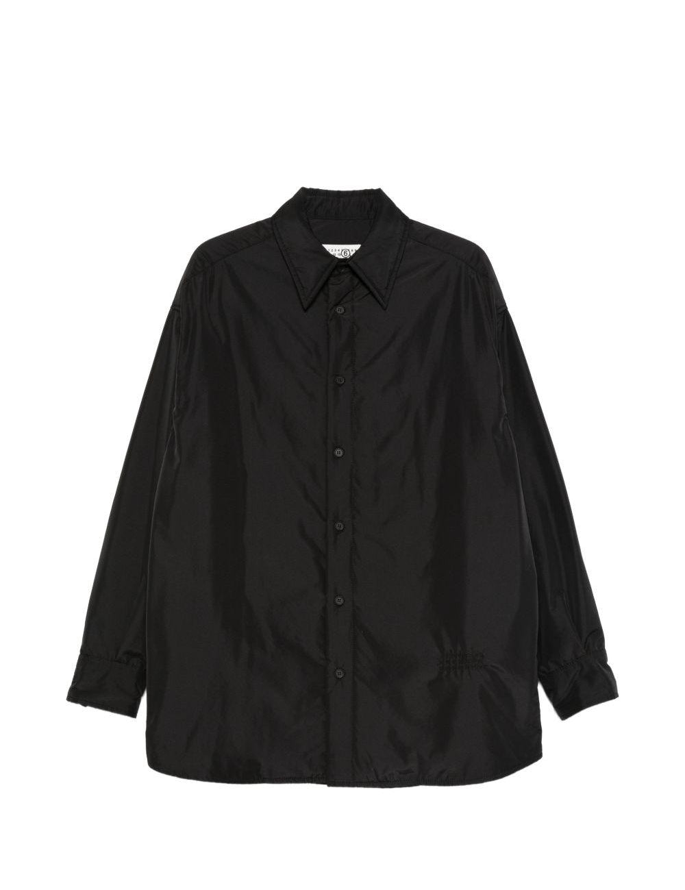 Camicia oversize in nero MM6 Maison Margiela - uomo 