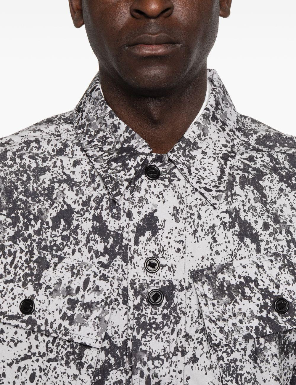 Giacca-camicia a maniche lunghe  in multicolore Oamc peacemaker - uomo 