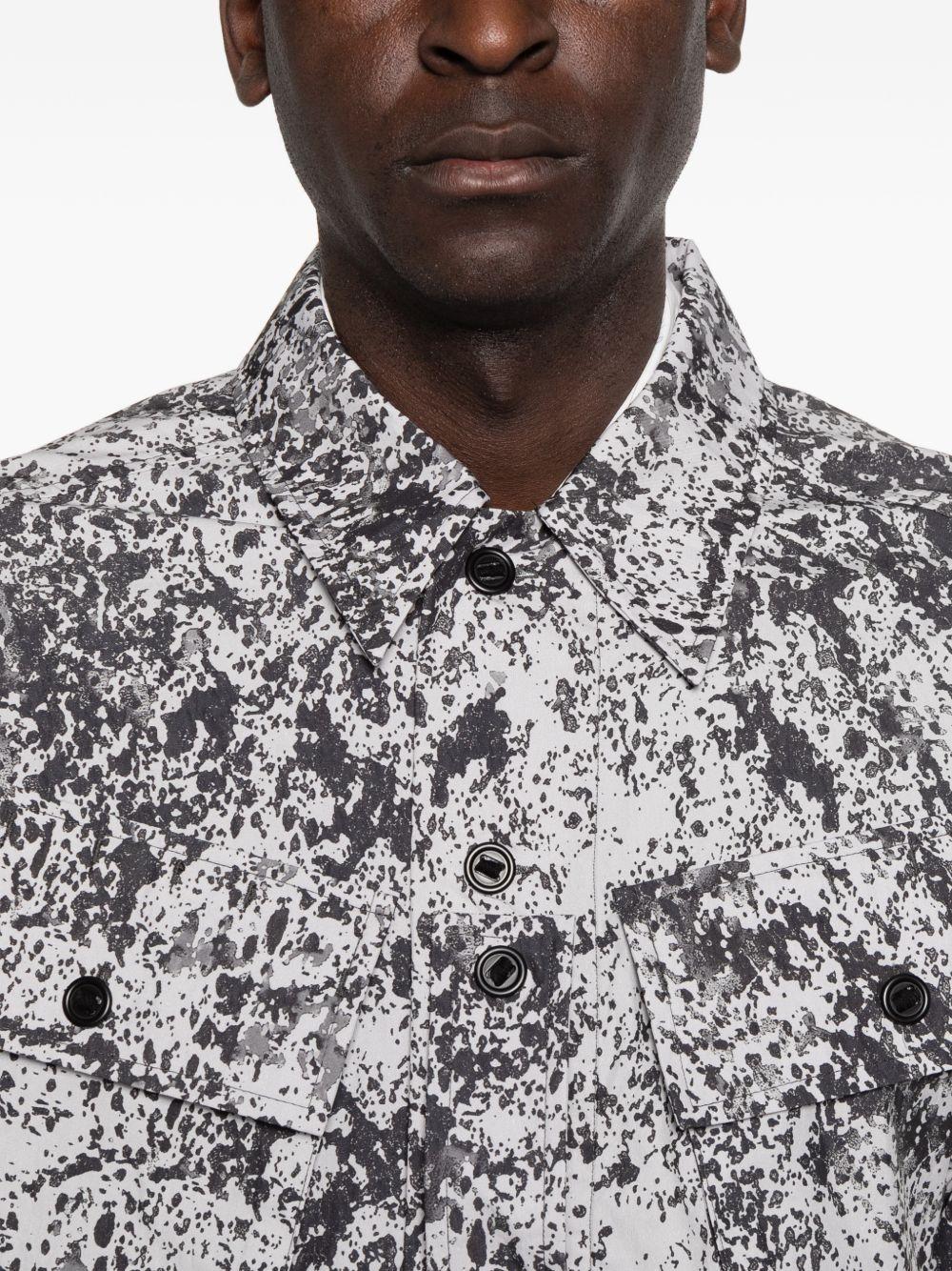 Giacca-camicia a maniche lunghe  in multicolore Oamc peacemaker - uomo 