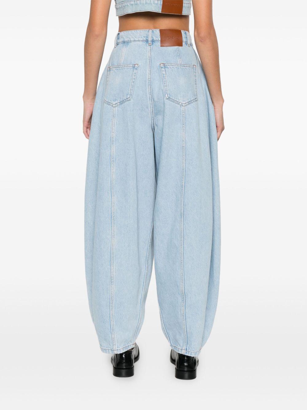 Jeans balloon in azzurro chiaro viktor&rolf - donna 