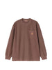 Men's Carhartt WIP brown pocket logo T-shirt