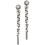 Orecchini a fiore con cristalli in argento Simone rocha - donna 
