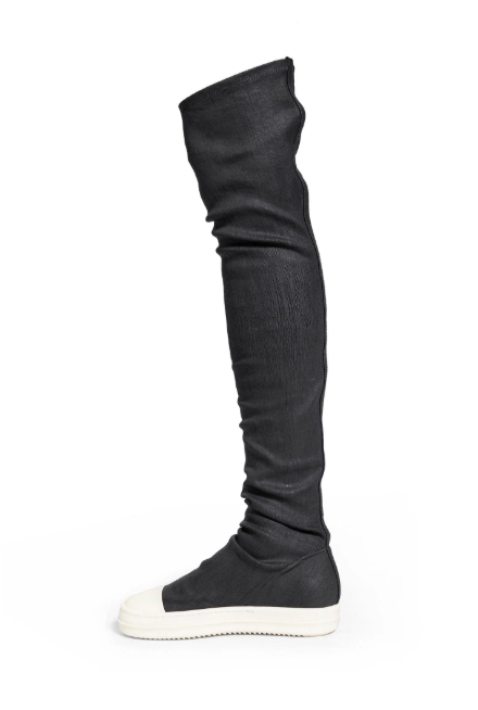 Sneakers alte in nero Rick Owens Drkshdw - uomo<BR/> 