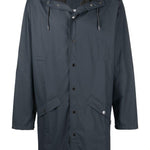 Impermeabile con cappuccio in blu Rains - uomo 