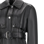 Cappotto con cintura paste in nero Maxmara sportmax - donna 
