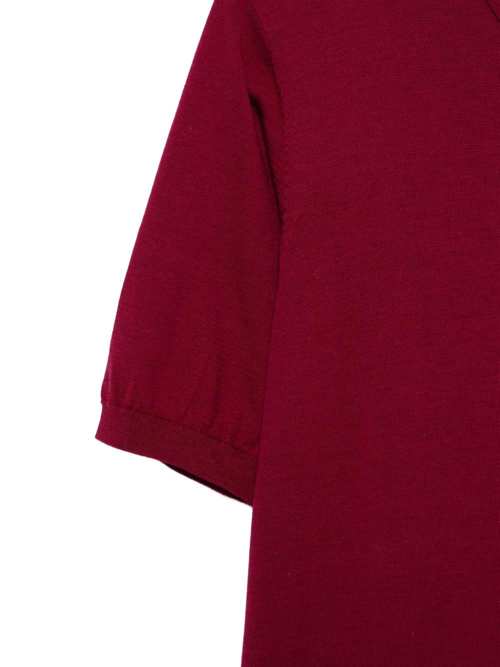 Polo a maniche corte in rosso Kangra - uomo 