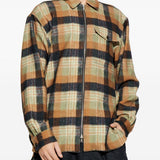 Camicia a quadri con zip in multicolore Dries van noten - uomo 