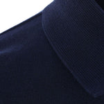 Polo in maglia in blu Caruso - uomo 