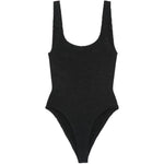 Costume intero square in nero hunza g - donna 