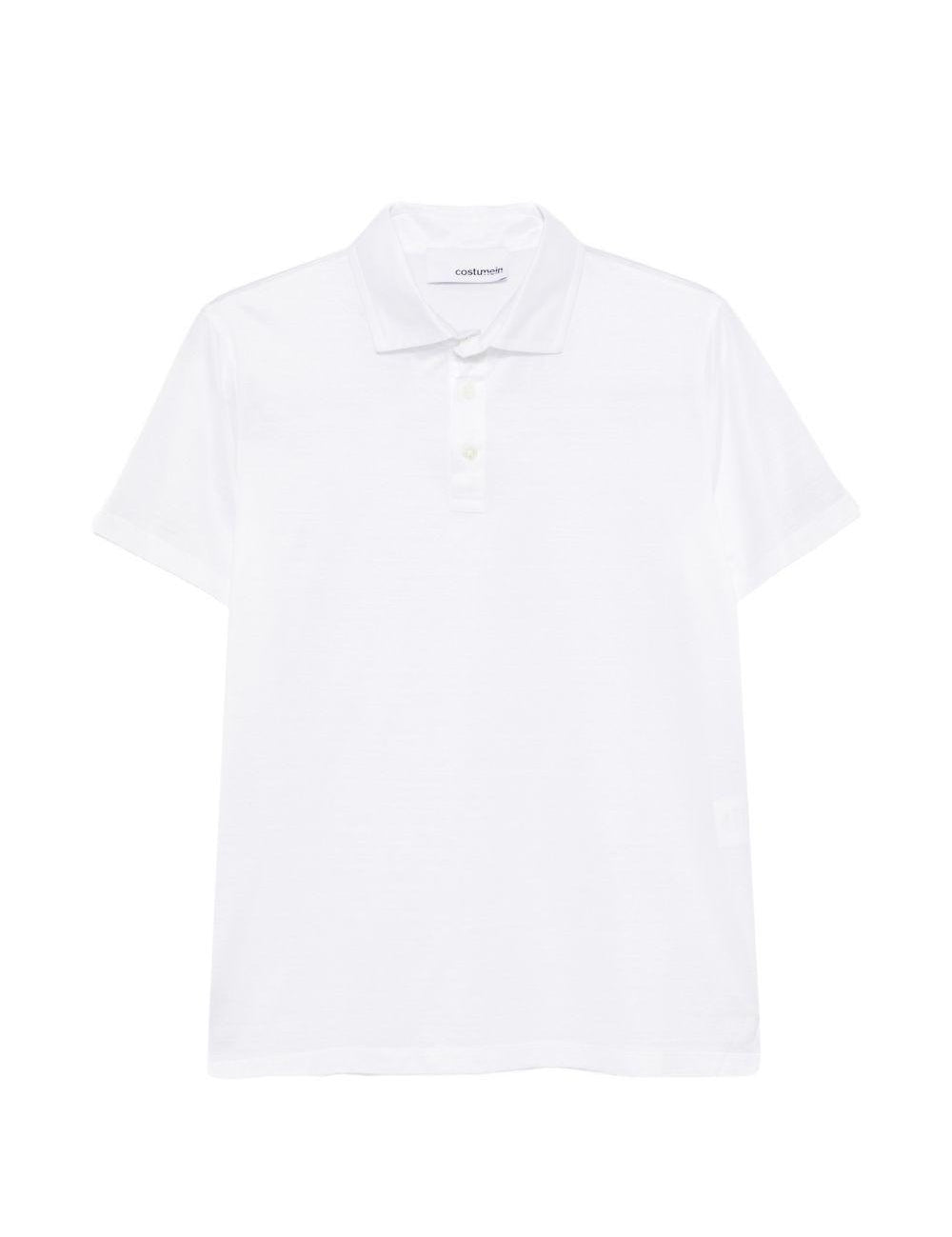 Polo a maniche corte Peter in bianco Costumein - uomo 