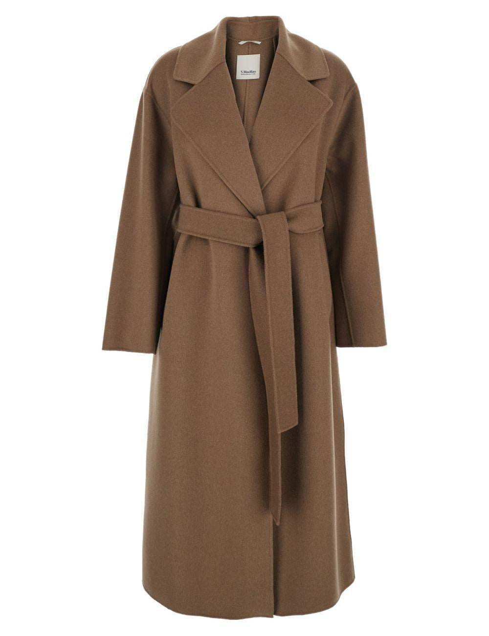 Cappotto con cintura in marrone 'S Max Mara - donna 