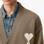 Cardigan ami de coeur in marrone Ami paris - unisex 