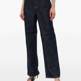 Jeans dritti con 5 tasche in blu Self-portrait - donna 
