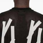 T-shirt con stampa grafica in nero 44 label group - uomo 