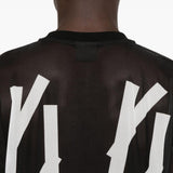 T-shirt con stampa grafica in nero 44 label group - uomo 