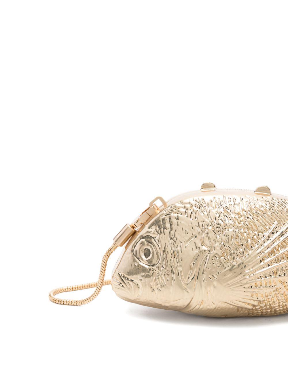 Borsa clutch splash in oro Simkhai - donna 