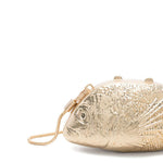 Borsa clutch splash in oro Simkhai - donna 