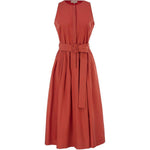 Abito midi con cintura in rosso Antonelli - donna 